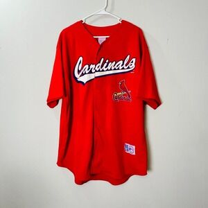 True Fan Mark McGwire Cardinals‎ Jersey Men's XL Red MLB Baseball Athleisure Fan